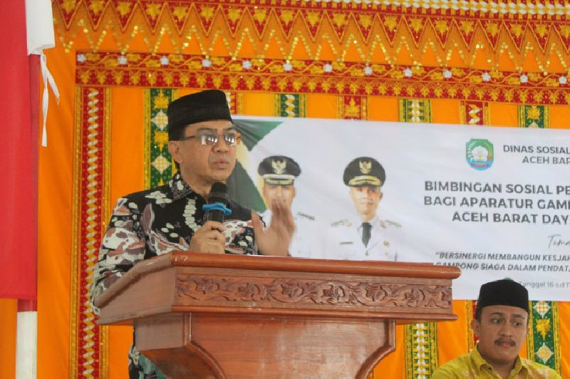 Aparatur Desa di Abdya Ikuti Bimbingan Sosial Penanganan PPKS