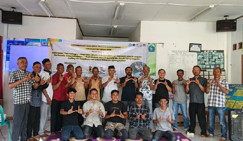 Akademisi UTU Berdayakan Nelayan Ujong Drien Lewat Teknologi BuDarJan