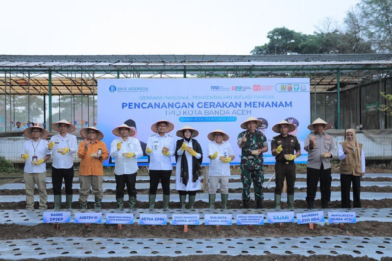 Wali Kota Banda Aceh Canangkan Gerakan Menanam untuk Kendalikan Inflasi Pangan
