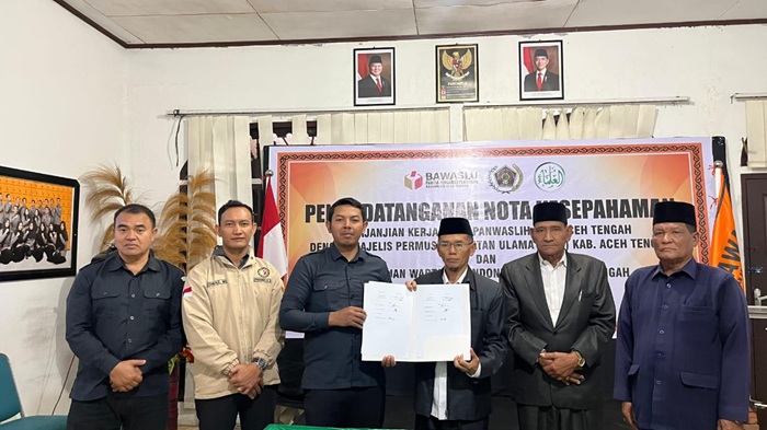 Bawaslu Aceh Tengah Jalin kerja sama dengan MPU