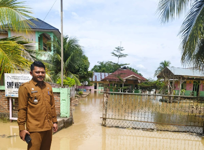 Air Sungai Meluap, 7 Desa Terendam Banjir di Aceh Utara