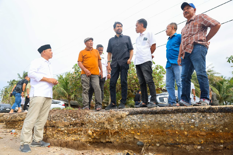Abrasi di Lhok Puuk Aceh Utara Makin Parah: 38 Rumah Hilang Tanpa Jejak