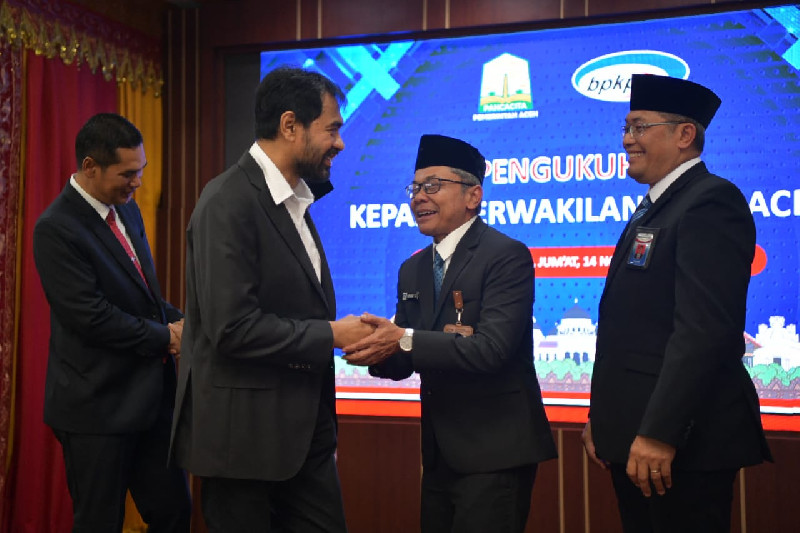 Gubernur Aceh Kukuhkan Kepala BPKP Baru Nanang Agus Sutrisno
