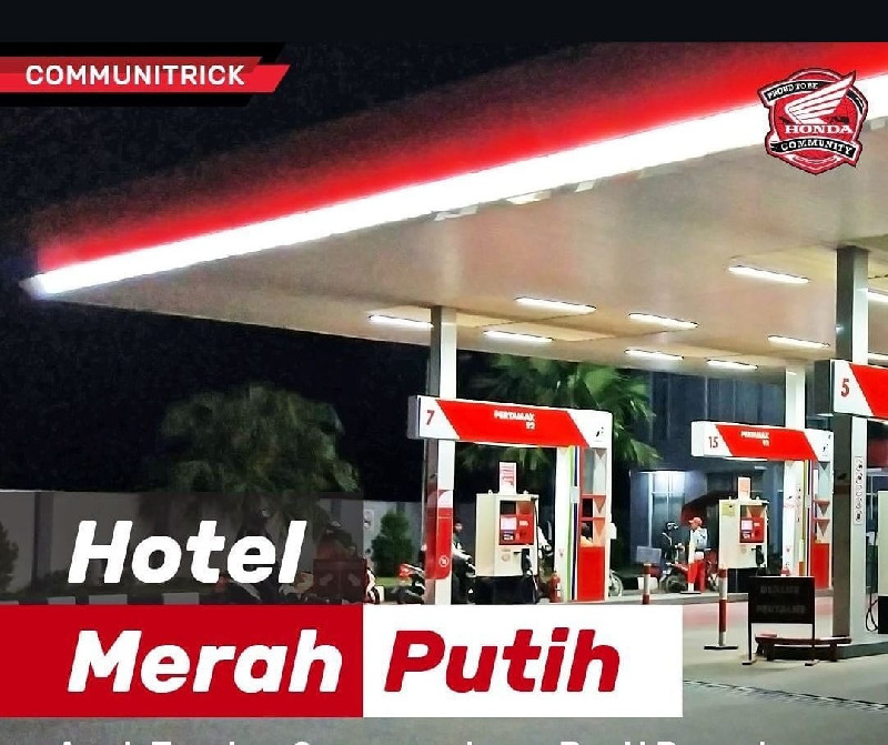 Hotel Merah Putih, Tempat Favorit Bikers Melepas Lelah di Perjalanan Panjang