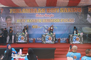 Lomba Kopi Saring HUT ke-80 Brimob, Hadiah Rp10 Juta Menanti Pemenang