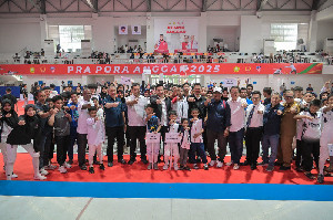 Sekda Aceh Resmi Buka Pra PORA Anggar 2025