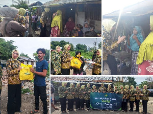 IAD Kejati Aceh Salurkan Paket Sembako untuk Warga Kurang Mampu di Gampong Jawa