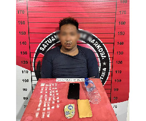 Polisi Ciduk Pengedar Sabu di Lhoksukon, 38 Paket Siap Edar Diamankan