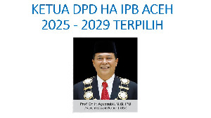 Pimpin HA IPB Aceh, Prof Agussabti Dorong Alumni Jadi Agen Perubahan