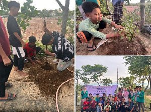 Dukung Lingkungan Bersih Berkelanjutan, Dayah Mini Aceh Tanam Sayur dan Buah
