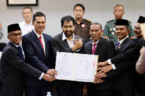 Pemerintah Aceh dan DPRA Tandatangani KUA-PPAS 2026