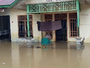 Banjir Rendam 74 Desa di Aceh Utara, Warga Mulai Mengungsi