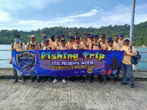 Komunitas TRB Fishing Aceh Eksplorasi Spot Mancing Pulau Nasi