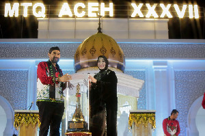 Kafilah Banda Aceh Tampil Memukau di MTQ Aceh di Pidie Jaya