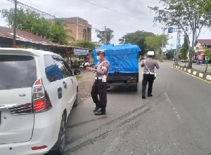 Polres Aceh Barat Gencarkan Operasi Zebra dengan Hunting System di Simpang CRS