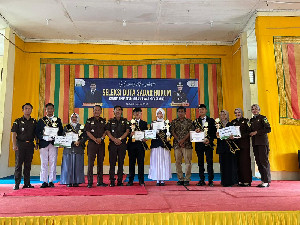 Kejari Sabang Gelar Seleksi Duta Pelajar Sadar Hukum, Risky dan Najwa Lolos ke Provinsi