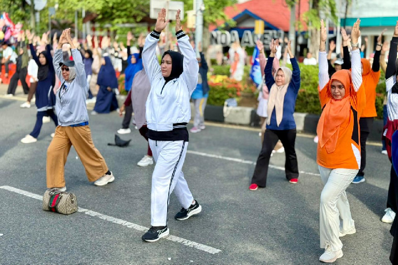 Ketua Dewan Pembina YJI Aceh Imbau Masyarakat Ikut Senam Jantung Sehat