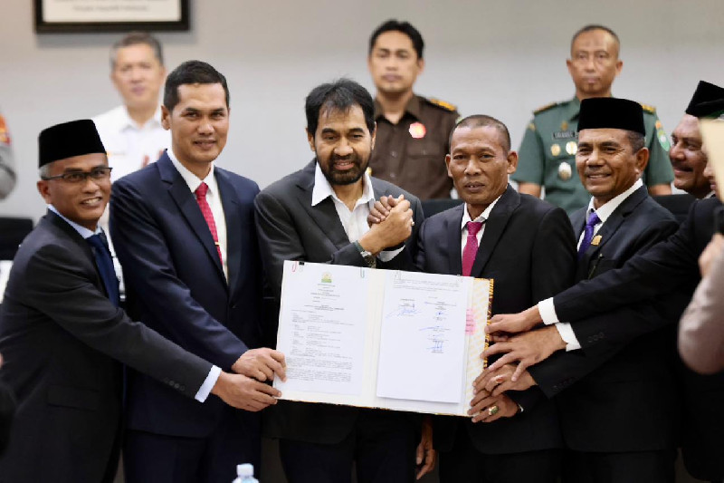 Pemerintah Aceh dan DPRA Tandatangani KUA-PPAS 2026