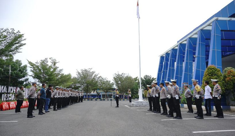 Personel Polda Aceh Siap Turun Lapangan untuk Operasi Zebra Seulawah 2025