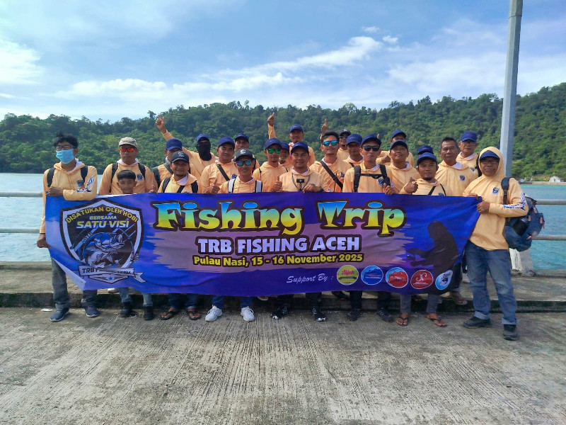 Komunitas TRB Fishing Aceh Eksplorasi Spot Mancing Pulau Nasi