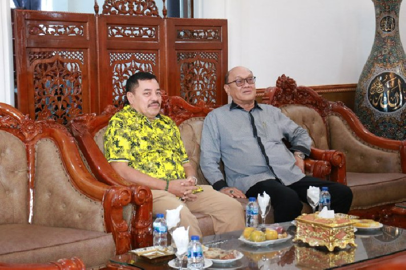 Bupati Bener Meriah Tagore Abubakar Terima Kunjungan Bupati TRK