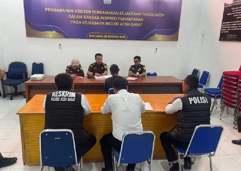 Polres Aceh Barat Serahkan Tersangka dan Barang Bukti Kasus Pembunuhan ke Kejari