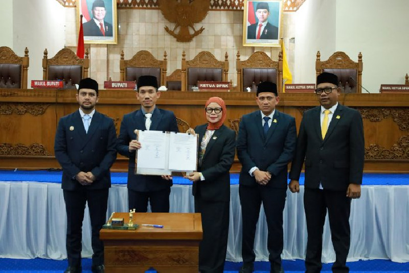 Pemkab Aceh Barat dan DPRK Ketok Palu APBK 2026