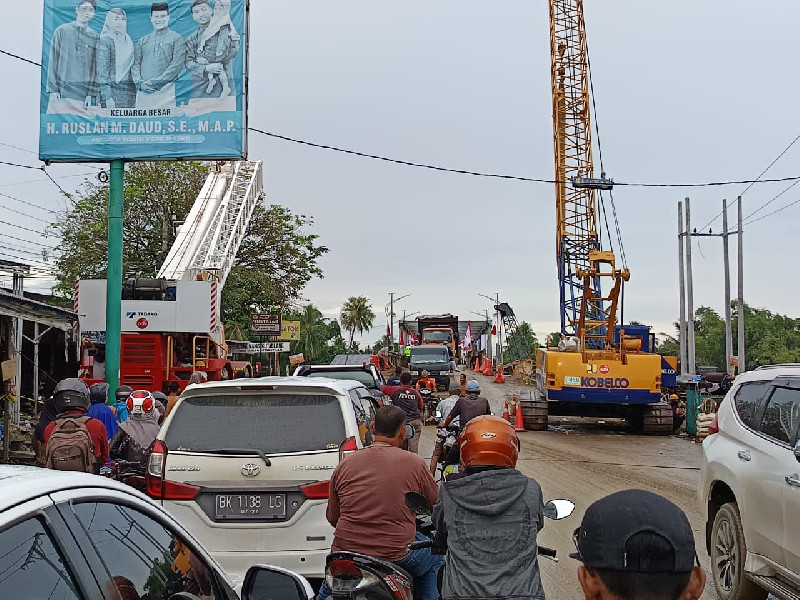 Jembatan Krueng Tingkeum Terapkan Sistem Buka-Tutup Setiap Satu Jam