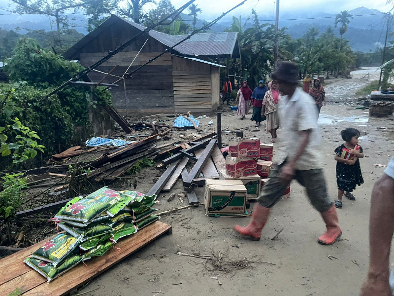 Tim IOF Aceh Tembus Pelosok Wilayah Tengah, Salurkan Bantuan untuk Warga Terdampak