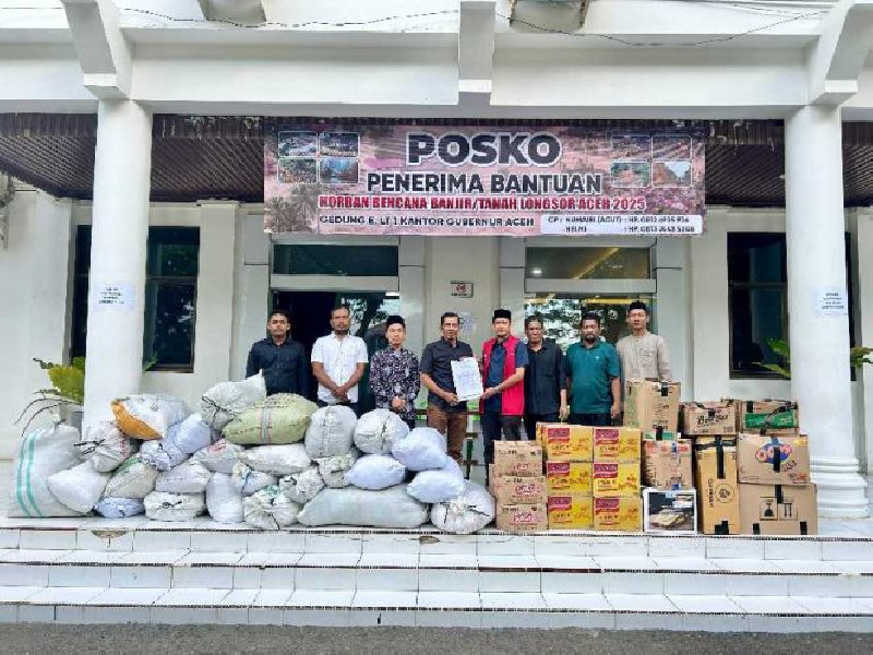 Disdik Dayah Aceh Kirim Bantuan Kemanusiaan bagi Warga Terdampak Banjir