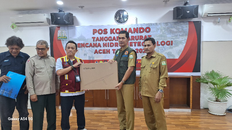 Komdigi Bantu 20 Perangkat Starlink untuk Percepat Komunikasi di Aceh