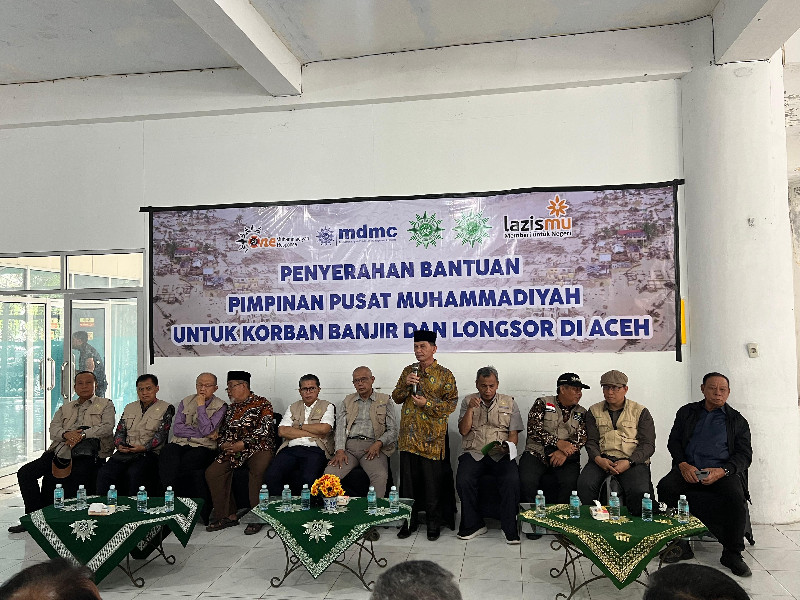 PW Muhammadiyah Aceh Ajak Semua Pihak Bersatu Bantu Korban Banjir dan Longsor