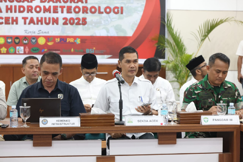 Pemerintah Gelar Rapat Koordinasi Rehabilitasi dan Rekonstruksi Infrastruktur Pascabencana Aceh