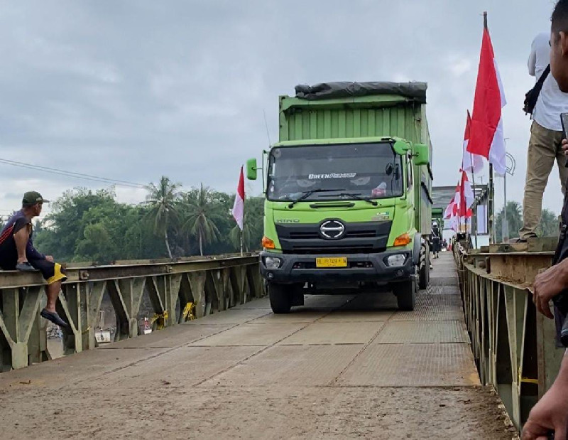 Jembatan Krueng Tingkeum Jadi Urat Nadi Transportasi Aceh