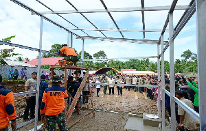 Pemerintah Siapkan Puluhan Ribu Unit Hunian Sementara di Tiga Provinsi Terdampak Bencana