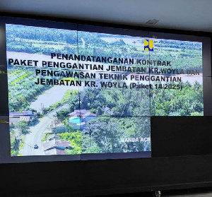 Penggantian Jembatan Krueng Woyla Resmi Dimulai, Harapan Baru untuk Barat&ndash;Selatan Aceh