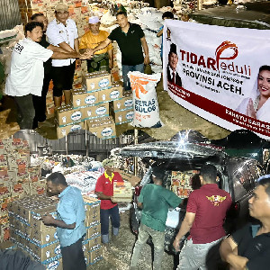 TIDAR Salurkan Bantuan Kemanusiaan untuk Korban Banjir dan Longsor di Aceh