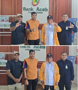 Bank Aceh Tunjukkan Ketahanan Layanan, Mualem Tinjau Langsung Cabang Singkil Pasca Banjir