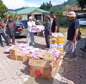 Relawan Gayo Salurkan Bantuan di Aceh Tengah