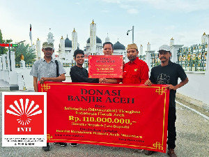 Masyarakat Tionghoa Indonesia Salurkan Donasi untuk Korban Banjir Aceh