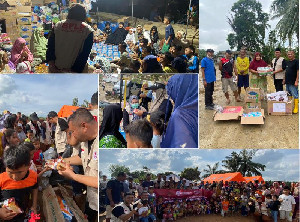 Milad ke-15, BFLF Hibur Anak Korban Banjir dan Fasilitasi Layanan Kesehatan