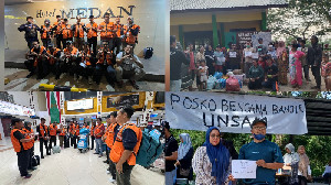 Kagama Aceh Salurkan Obat dan Sembako untuk Warga Terdampak Banjir di Lhoksukon dan Langsa