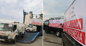 Kapal Kemanusiaan PMI Mendarat di Pelabuhan Malahayati, Bawa Bantuan untuk Aceh