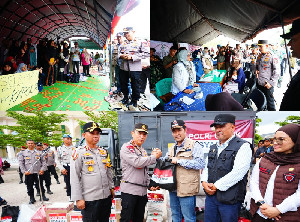 Kapolri Tinjau Pengungsian Aceh Tengah, Tekankan Percepatan Perbaikan Akses Bantuan