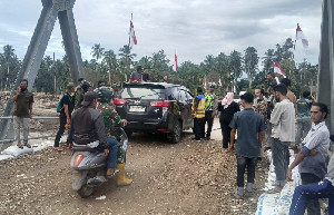 Jembatan Bailey Selesai, Lintas Nasional Banda Aceh - Medan Pulih
