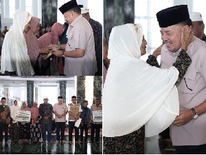 Bupati Nagan Raya Serahkan Bantuan Fakir Miskin Baitul Mal Senilai Rp4,7 Miliar