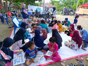 Perpusnas dan USK Hadirkan Mobil SAHABAT, Jangkau 1.260 Anak di Wilayah Terdampak Bencana