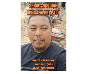 Sebulan Pascabanjir Aceh Tamiang, Warga Minta Air Bersih dan Hunian Sementara