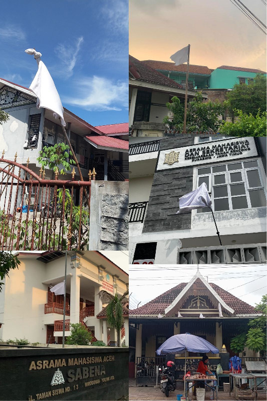 Bendera Putih di Asrama Mahasiswa Aceh, Tanda Krisis Pascabencana