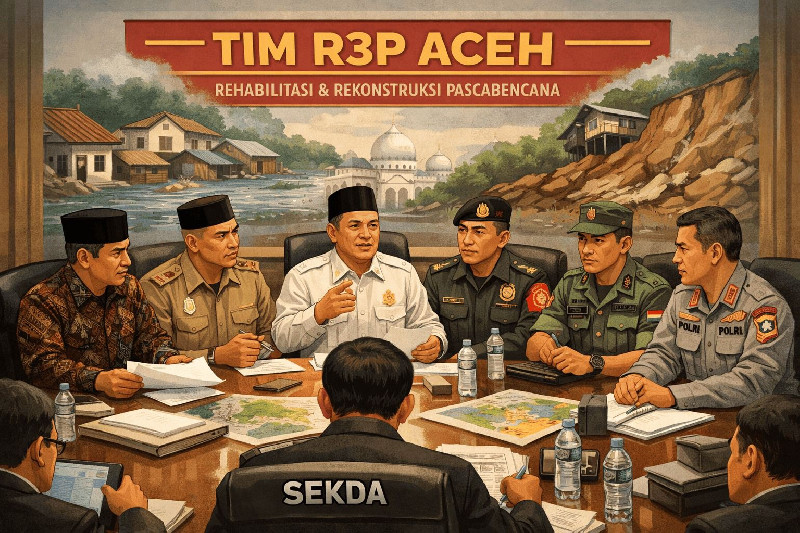 Pemerintah Aceh Ubah Struktur Tim R3P Pascabencana Hidrometeorologi